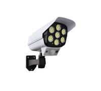 Eclairage Solaire Extérieur 77 LED 360° - Détecteur Mouvement IP65 Blanc/Noir