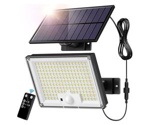 Éclairage solaire extérieur, LED Solar Outdoor Lights 3 Lighting Modes Wireless Solar Motion Sensor Waterproof Wall Lamp Solar Powered Garden Fence Yard