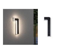 Eclairage solaire pour numéro de maison - PAULMANN - 79842 - LED - Blanc chaud - Extérieur