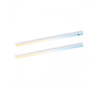 Éclairage sous-meubles LED Inline - Kit de 2 réglettes 4W - Longueur 35 cm PAUL