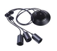 Éclairage Suspendu Edison 1,5 Mètres Réglable Plafonnier Araignée Lumière Métal Fil Cage Pendentif Éclairage Lustre Moderne Industriel Lumière Lumineuse (Ampoule NON INCLUS) (3 Bras)