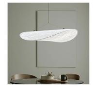Éclairage Suspendu, Lampe Suspendue en Tissu au Design Nordique créatif, luminaire décoratif rétro for Salon, Restaurant, Chambre à Coucher, Salon de thé(Cold lighit,D80CM)