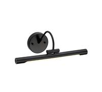 Éclairage Tableaux / Images Applique LED Miroir Couloir Acier Noir B 38,8 CM