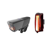 Topeak Kit d'éclairage Powerlite BT Combo 800/80 lumens Argenté Noir/Rouge