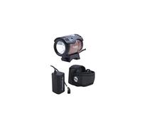 Éclairage vélo à baterrie avant Spanninga Thor 1100 Lumens 6H30 A 10H30 2000Mah Noir