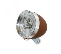 ECLAIRAGE VELO A PILE AV SUR GARDE-BOUE P2R CLASSIC MARRON LIVRE AVEC 3 PILES AAA