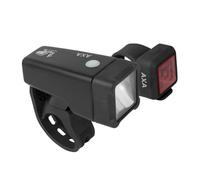 ECLAIRAGE VELO A PILE KIT AXA NITE LINE T1 4 FONCTIONS CONTINU ET FLASH (LIVRE