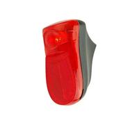 Éclairage vélo arrière arrière pile fixation garde boue LED homologue CE Optimiz Rouge TU
