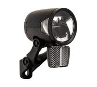Eclairage velo av/projecteur dynamo av herrmans black mr8 180 lumens fix. fourch