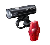 Éclairage vélo Cateye AMPP400S & VIZ100 Noir TU