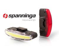 Eclairage Velo Kit Arco Av+Ar Usb 80+30 Lux Noir