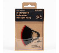 Eclairage vélo led rechargeable arrière 37 lumens Curve Bookman ( Noir )