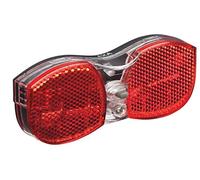 Eclairage velo pile ar axa city rear 3 led (fixation porte bagage 80mm)