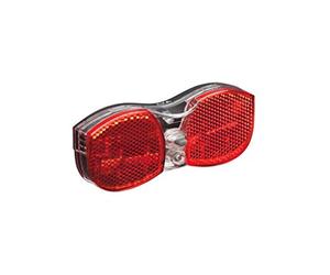 Eclairage velo pile ar axa city rear 3 led (fixation porte bagage 80mm)