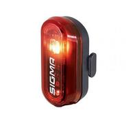 Eclairage velo pile ar sigma led curve noir 1 mode (fixation tige de selle/avec pile