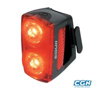 ECLAIRAGE VELO RECHARG.USB AR SIGMA LED BUSTER RL 150 NOIR 5 MODES (FIXATION