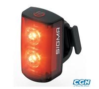 ECLAIRAGE VELO RECHARG.USB AR SIGMA LED BUSTER RL 80 NOIR 5 MODES (FIXATION