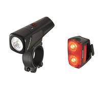 ECLAIRAGE VELO RECHARG.USB-C AV+AR SIGMA LED BUSTER 800 /BUSTER RL 150 NOIR
