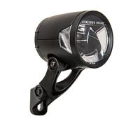 Eclairage Velo VAE - e-Bike herrmans mr8 180 lumens Noir Avant sur Fourche et Potence (Livre avec Patte) 6-12v - Vendu en boit