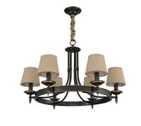 Éclairage Vintage Décor Rustique Lustre De Ferme Luminaire Antique Décor À La Maison Traditionnel Plafonnier en Laiton Éclairage Fabriqué À La Main Lumière De Salle À Manger,A,6 Têtes