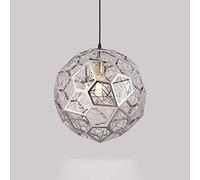 Éclairage Vintage Industrial Pendant Metal Mollow Retro Chandelier Rustic Hanging Plafond Lighttures for Cafe Bar Kitchen/Restaurant, E27-1 Light