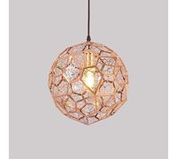 Éclairage Vintage Industrial Pendant Metal Mollow Retro Chandelier Rustic Hanging Plafond Lighttures for Cafe Bar Kitchen/Restaurant, E27-1 Light