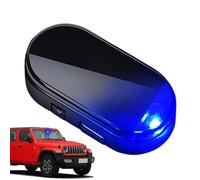 Éclairal d'alarme de Voiture à énergie Solaire - Lumière LED d'alarme de Voiture factice | Lampe d'avertissement Automobile | Balise de sécurité des véhicules solaires, Lueur Clignotante antivol