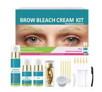 Éclaircissement des sourcils - Kit de blanchiment des sourcils imperméable et longue durée | Gel coiffant crème pour_éclaircissant la couleur des, outil de maquillage hydratant doux