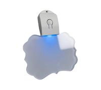Éclairez le pendentif acrylique extérieur, ornement blanc extérieur éclairé,Pendentif acrylique extérieur intérieur avec lumière | Scènes Modern Fashion Patio Lantern Norety Lample pour chambre à