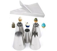 Eclairs Churros Macaron Meringues Lot de 25 grands poches à douille avec poches 30,5 cm pour décoration de gâteaux, cupcakes, cookies