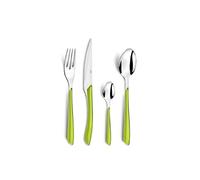 AMEFA - Ménagère 24 couverts de table pour 6 personnes - Eclat - Acier inoxydable 18/0, Finition Brillante - Vert Anis