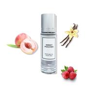 Eclat De Femme Elixir De Pheromone, Ecdf Parfum Phéromones, Parfum Pheromone Pour Femme, 10ml Miniature Parfums, Parfume Eclat De Fémme, Parfums Jasmin Fémme, Roll on Parfume Floral (Peach Vanilla)