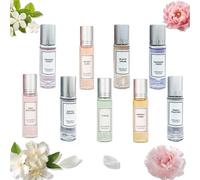 Eclat De Femme Elixir De Pheromone, Ecdf Parfum Phéromones, Parfum Pheromone Pour Femme, 10ml Miniature Parfums, Parfume Eclat De Fémme, Parfums Jasmin Fémme, Roll on Parfume Floral (9PC)