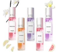 Eclat De Femme Elixir De Pheromone Parfum,Ecdf Parfum Pheromone Pour Femme,Parfums Feromone Pour Femme,Huile Parfumée Corps,Roll On Parfums Aux Phéromones Pour Femmes (5PC)