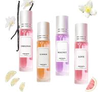Eclat De Femme Elixir De Pheromone Parfum,Ecdf Parfum Pheromone Pour Femme,Parfums Feromone Pour Femme,Huile Parfumée Corps,Roll On Parfums Aux Phéromones Pour Femmes (4PC-B)