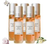 Eclat De Femme Elixir De Pheromone, Parfum Fleur D'oranger, Ecdf Parfums Phéromones, Parfum Pheromone Pour Femme, Fleur D'oranger Mini Parfume Voyage, Roll On Eau De Parfums Femmes (5PC)