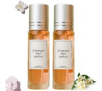 Eclat De Femme Elixir De Pheromone, Parfum Fleur D'oranger, Ecdf Parfums Phéromones, Parfum Pheromone Pour Femme, Fleur D'oranger Mini Parfume Voyage, Roll On Eau De Parfums Femmes (2PC)