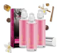 Eclat De Femme Elixir De Pheromone Parfum,Roll On Pheromone Parfums Femme,Ecdf Parfum Phéromones,Parfums Pheromones infused Essential Oil Perfumes,Long Lasting Light Perfume,Ambre&Cannelle (5pc)