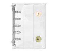 Éclat d'organisateur d'autocollant, livre d'autocolants pour livre de collecte de carnet 3.74x4.92 pouces, esthétique transparent pour le scrapbooking, la décoration planificatrice, le