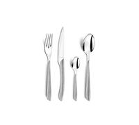 Amefa – Ménagère Eclat Nature 24 couverts, Acier inox 18/0, finition brillante, Bois gris