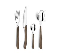 Eclat Nature - Ménagère 24 pièces Bois foncé