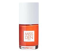 Éclat orangé, parfum de coucher de soleil - Vernis à Ongles 10 ml, teinte Orange Tentation, formule vegan à 85 % d’ingrédients d’origine naturelle, MISS DEN - Lot de 3