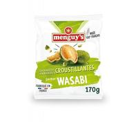 Éclatantes Cacahuètes Enrobées Wasabi 170g de Qualité Supérieure pour Régal Apéritif de la Marque MENGUY'S - Le Lot De 4