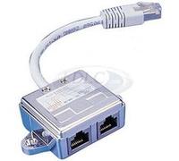 GENERIQUE Eclateur de paires RJ45 catégorie 5e STP Mâle/Femelle-Femelle (câble 15 cm)