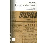 Eclats de voix: Recueil de textes 1974-2005