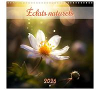 Éclats naturels (Calendrier mural carré 2026 30x30 cm) Calendrier double avec une page pour vos prises de notes: Ce calendrier vous apportera une ... naturelle et la splendeur de notre monde.