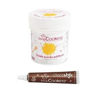 Eclats sucrés pétillants Pot 50 g + Stylo chocolat