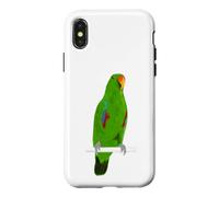 Eclectus Perroquet Ilustration Perroquet Vert Coque pour iPhone X/XS