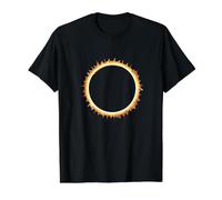 Eclipse Art Graphic Moon Solar Sun Merch Design T-Shirt Graphique avec Valeur, Homme, Noir, L