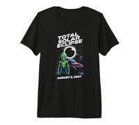 Eclipse Century 2 août 2027 Alien UFO T-Shirt Haut de Gamme